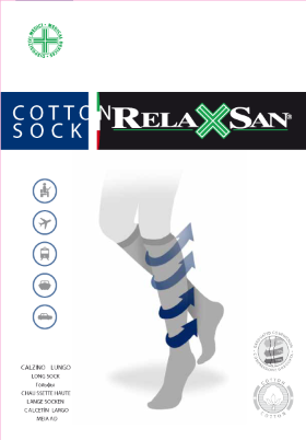 Гольфы Relaxsan Cotton Socks (Релаксан с хлопком) 1-го класс компрессии, 820 