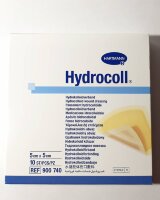 Повязка Гидроколл (Hydrocoll) гидроколлоидная самофиксирующаяся создает среду для заживления 5х5см, 10шт, 900740